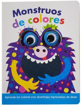 LIBRO CON MARIONETAS DE DEDO. MONSTRUOS DE COLORES