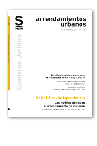 LAS NOTIFICACIONES EN EL ARRENDAMIENTO DE VIVIENDA