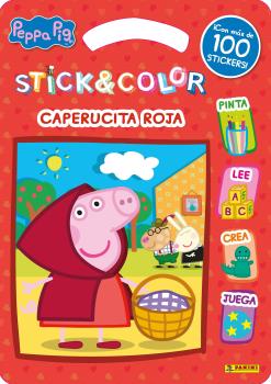STICK& COLOR CAPERUCITA ROJA - PEPPA PIG