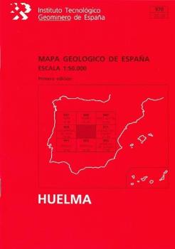 MAPA GEOLÓGICO DE ESPAÑA, ESCALA 1:50.000, HUELMA