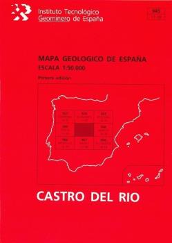 MAPA GEOLÓGICO DE ESPAÑA, ESCALA 1:50.000, CASTRO DEL RÍO