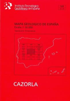 MAPA GEOLÓGICO DE ESPAÑA, ESCALA 1:50.000, N. 928 CAZORLA