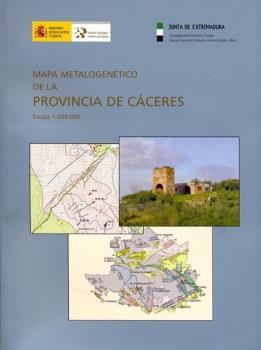 MAPA METALOGENÉTICO DE CÁCERES, E 1:200.000