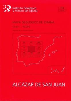 MAPA GEOLÓGICO DE ESPAÑA, E 1:50.000.HOJA 713, ALCÁZAR DE SAN JUAN