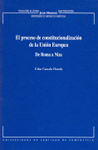EL PROCESO DE CONSTITUCIONALIZACIÓN DE LA UNIÓN EUROPEA