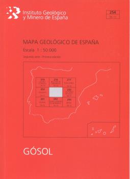 MAPA GEOLÓGICO DE ESPAÑA. E 1:50.000. HOJA 254, GÓSOL