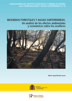 INCENDIOS FORESTALES Y AGUAS SUBTERRÁNEAS