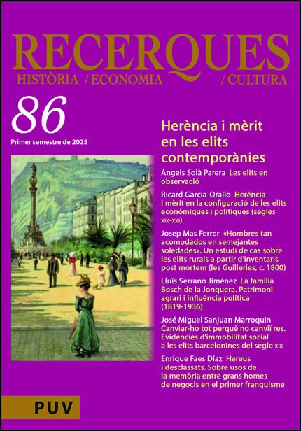 HERÈNCIA I MÈRIT EN LES ELITS CONTEMPORÀNIES