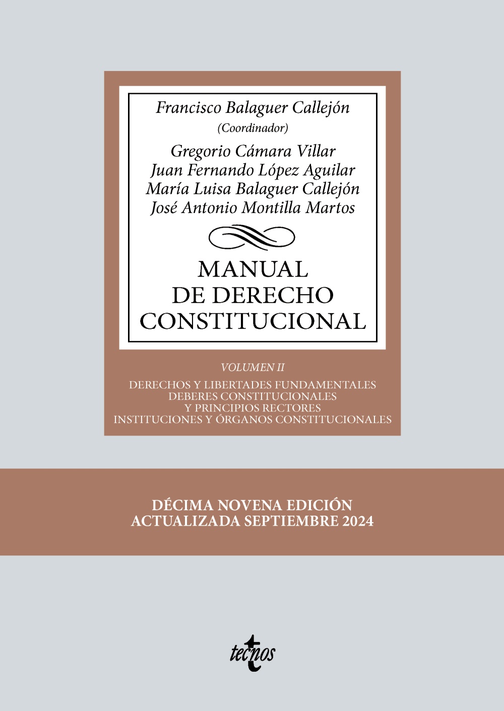 MANUAL DE DERECHO CONSTITUCIONAL VOL.II 2024