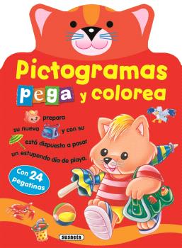 PICTOGRAMAS - PEGA Y COLOREA CONEJITO