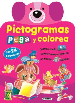 PICTOGRAMAS - PEGA Y COLOREA CONEJITO