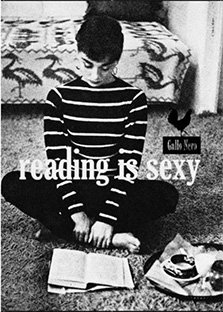 Cartell READING IS SEXY AUDREY HEPBURN