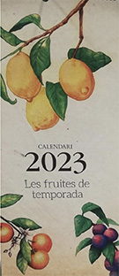 2023 Calendari Les fruites de temporada