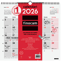 2026 Calendari de paret per a escriure-hi L