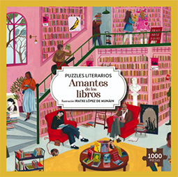 AMANTES DE LOS LIBROS  puzzle literario