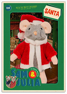 Peluix RATOLÍ "SANTA" La casa dels ratolins