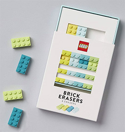 Gomes de borrar LEGO BRICK ERASERS maons