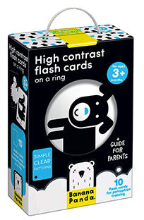 FLASH CARDS de alto contraste desde los 3 meses