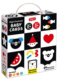 BABY CARDS Tarjetas de alto contraste: Nivel 1