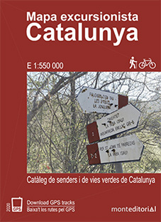 CATALUNYA Mapa excursionista  E:1:550000