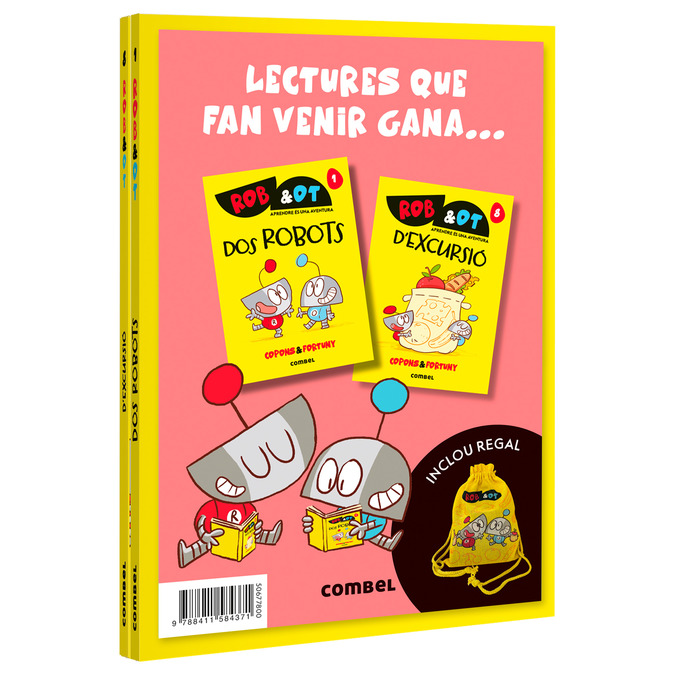 Rob&Ot  pack n.1 + n. 8  TORNADA A L'ESCOLA
