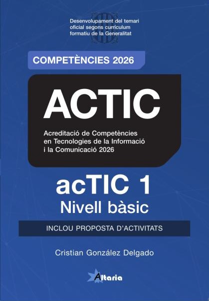 ACTIC 1 Nivell bàsic TEMARI