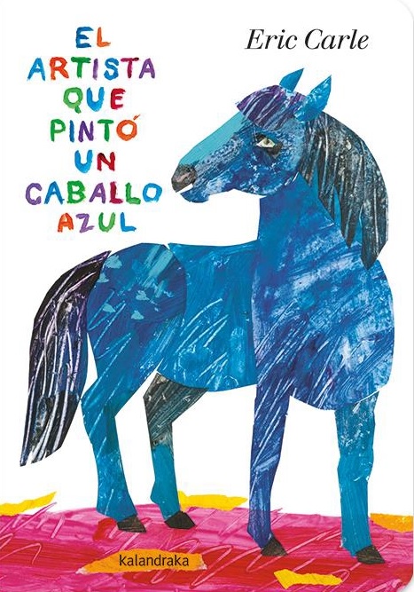 EL ARTISTA QUE PINTÓ UN CABALLO AZUL  cartró