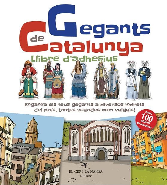 GEGANTS DE CATALUNYA  Llibre d'adhesius