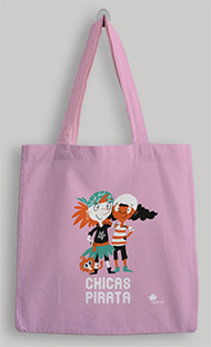 Tote CHICAS PIRATA  rosa