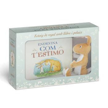 ENDEVINA COM T'ESTIMO  pack llibre de cartró + PELUIX