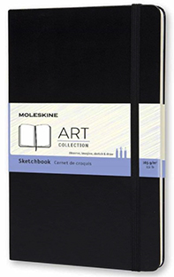 Moleskine CUADERNO DE BOCETOS NEGRO L