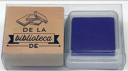 EX-LIBRIS segell  DE LA BIBLIOTECA DE