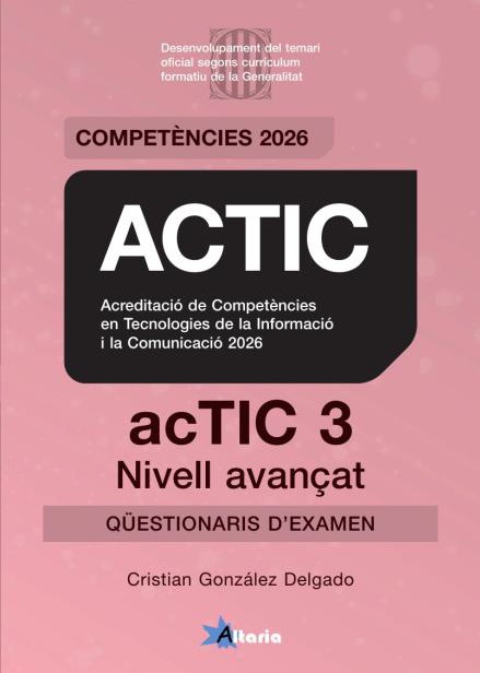 ACTIC 3 Nivell avançat QÜESTIONARIS