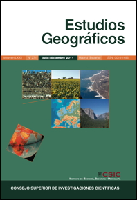 ESTUDIOS GEOGRÁFICOS VOL LXXIX Nº 285 JULIO-DICIEMBRE 2018