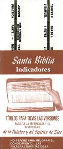 INDICADORES BIBLICOS (Blanco y dorado)