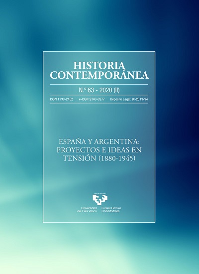 HISTORIA CONTEMPORÁNEA Nº 63 - 2020 (II)