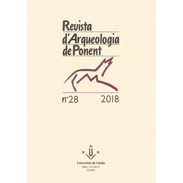 REVISTA D'ARQUEOLOGIA DE PONENT NUM 28 2018