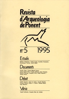 REVISTA D` ARQUEOLOGIA DE PONENT Nº 5 1995