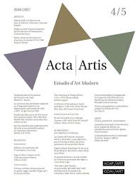 ACTA ARTIS ESTUDIS D'ART MODERN 4/5