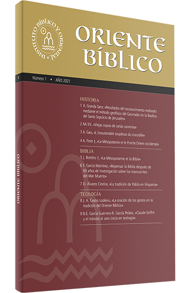 ORIENTE BIBLICO 01 AÑO 2021