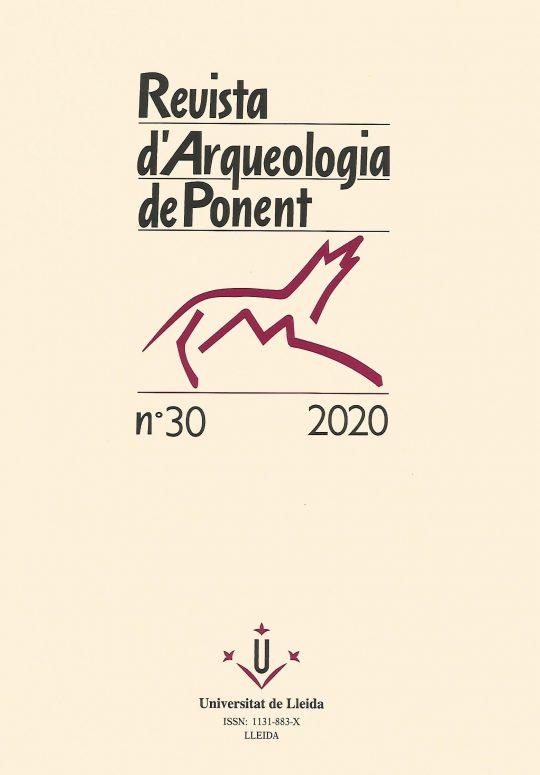 REVISTA D´ARQUEOLOGIA DE PONENT Nº 31 2021