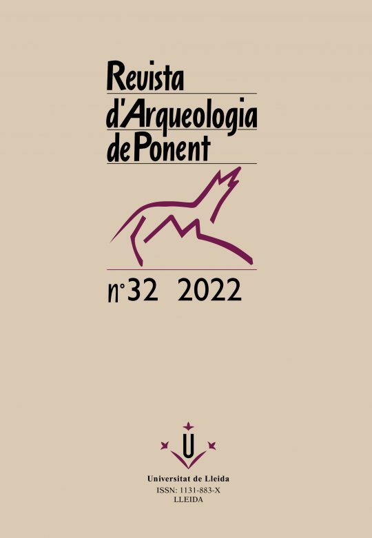 REVISTA D´ARQUEOLOGIA DE PONENT Nº 32 2022