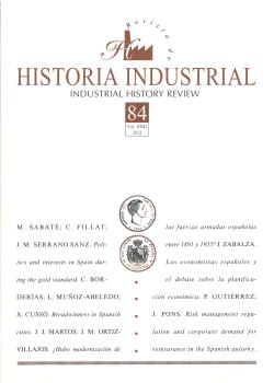 HISTORIA INDUSTRIAL 84 VOL. XXXI 2022