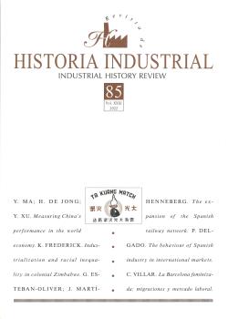 HISTORIA INDUSTRIAL 85 VOL. XXXI 2022