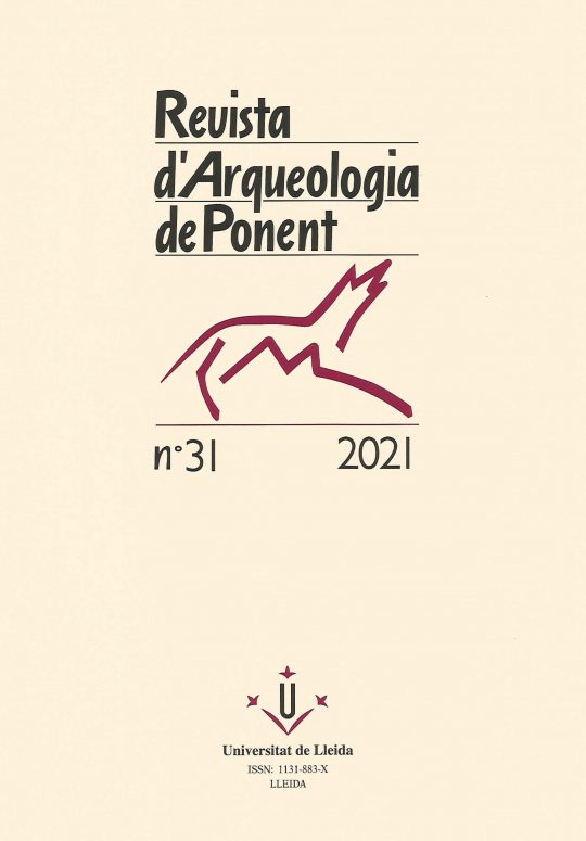 REVISTA D´ARQUEOLOGIA DE PONENT Nº 31 2021