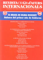 REVISTA CIDOB D´AFERS 97 - 98 ABRIL 2012