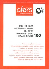 REVISTA CIDOB D´AFERS 30 AÑOS100 INTERNACIONA