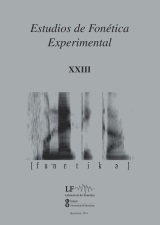 ESTUDIOS DE FONETICA EXPERIMENTAL XXIII