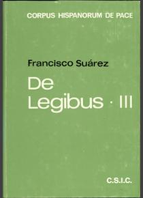 DE LEGIBUS TOMO III