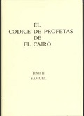 EL CODICE DE PROFETAS DE EL CAIRO. TOMO II SAMUEL